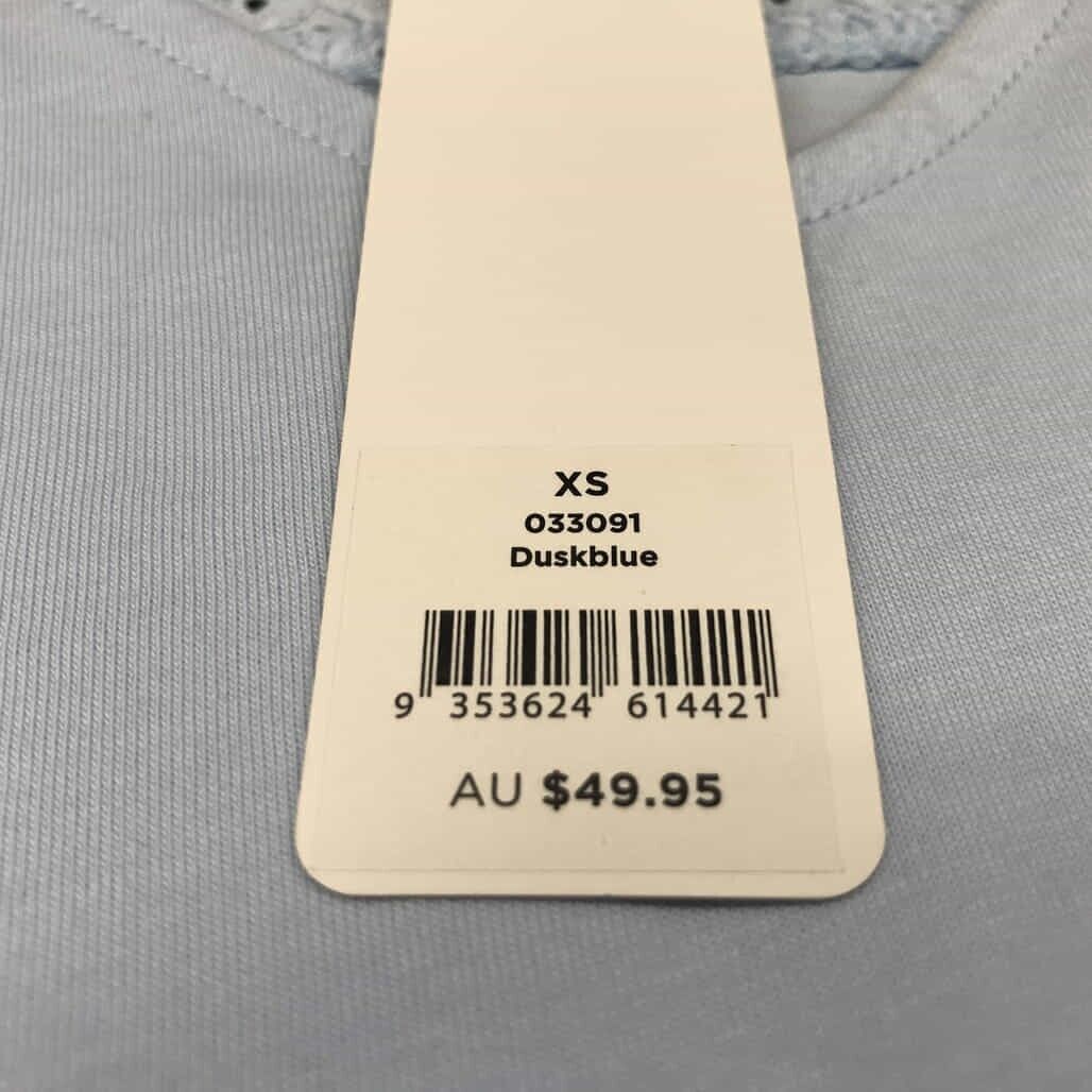 Brand NEW Sussan Cotton Babby Blue Soft Summer Top Sleeveless Size XS - Image 3