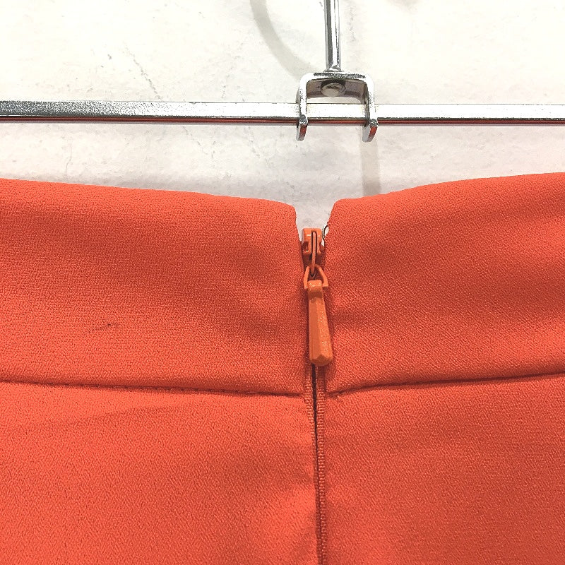 Forever New Hollie Drape High Waisted Orange Wrap Skirt Ladies Size AU 12 NEW - Image 3