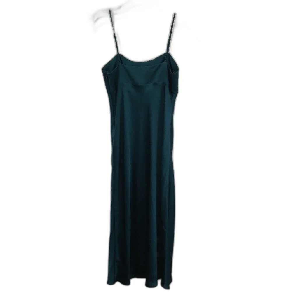 Forever New Christina Strappy Split Green Midi Dress Ladies Size AU 12 NEW - Image 2