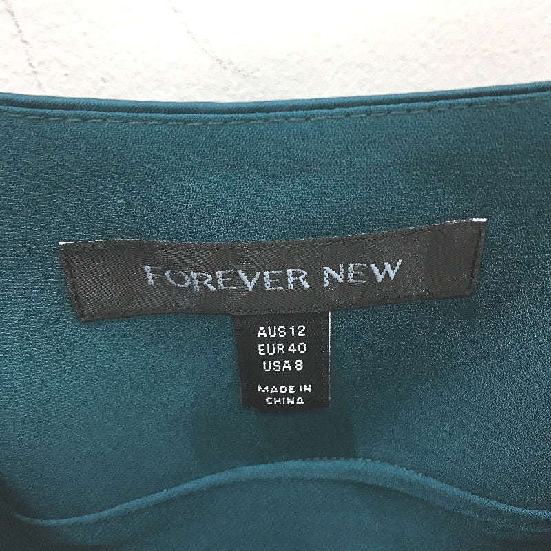 Forever New Christina Strappy Split Green Midi Dress Ladies Size AU 12 NEW - Image 4