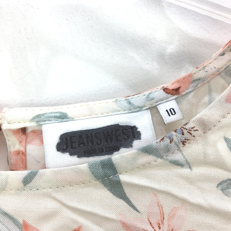 Jeanswest Multicoloured Garden Floral Mid Sleeve Blouse Top Ladies Sze 10 NEW - Image 4