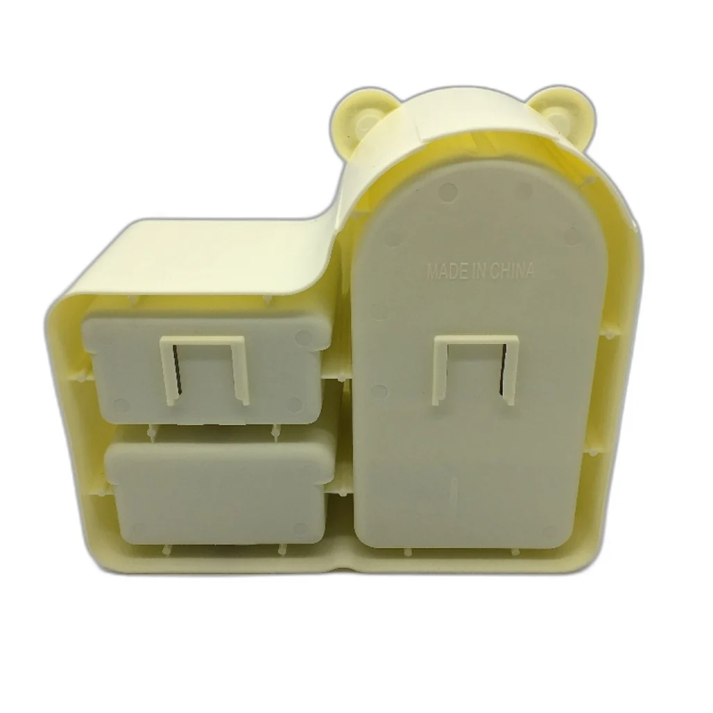 Cute Cream Bear Storage Desk Stationery Organiser 25x11x22cm NEW - Image 4