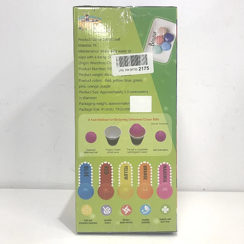 Ball Pit PE Balls Colourful Bathtub Toys Colour Recognition Counting For babies - Image 4