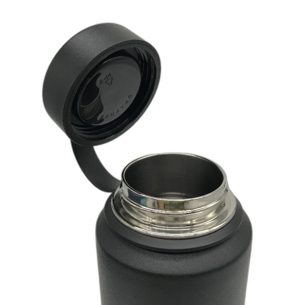 BUZIO 32oz Trophy Series Stainless Steel Water Bottle in Solid Black NEW - Image 4