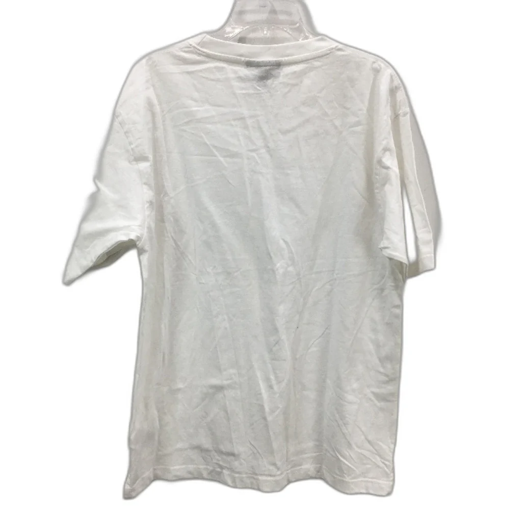 Nautica White 100% Cotton Embroidered Logo Classic Style T-Shirt Mens Size M NEW - Image 2