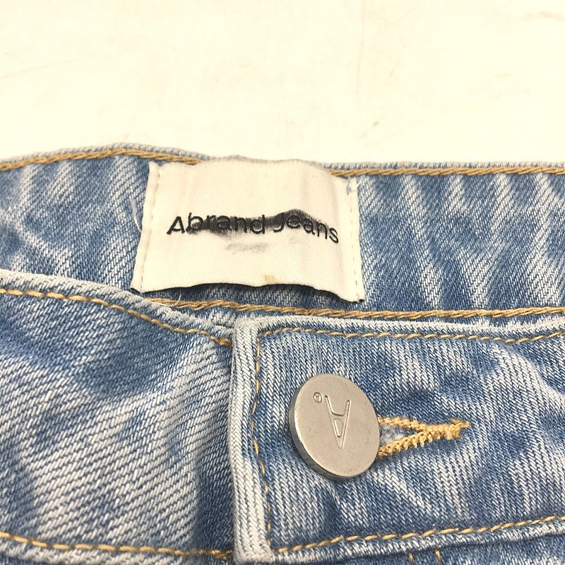 Abrand A 94 High Slim Light Blue Raw Cut Denim Jeans Ladies Size 30 / AU 12 NEW - Image 5
