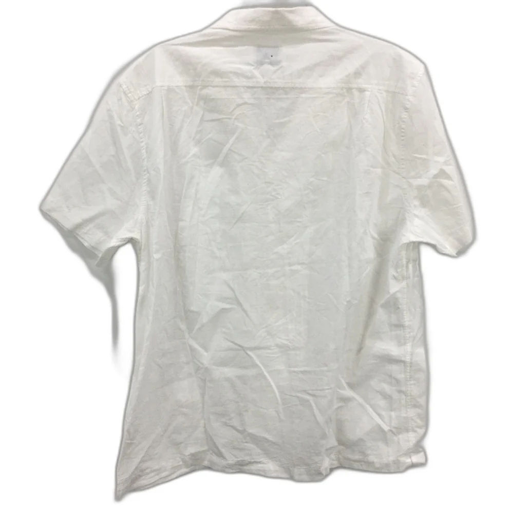 Arvust Heggie Short Sleeve Off White Relaxed Resort Shirt Mens Size Large NEW - Image 2
