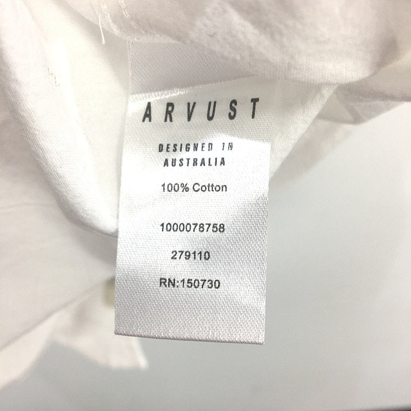 Arvust Heggie Short Sleeve Off White Relaxed Resort Shirt Mens Size Large NEW - Image 5
