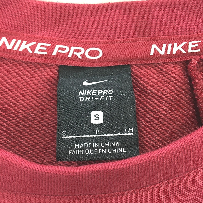 Nike Pro Dri-Fit Get Fit Cherry Red Longsleeve Training Shirts Ladies Size Small - Image 3