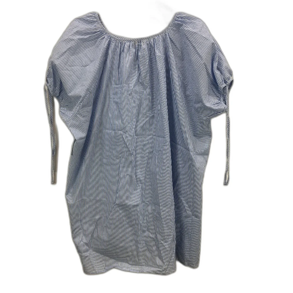 Chloe & Lola Oversized Tie Front Vertical Stripe Pyjama Top Ladies Sz Small NEW - Image 2