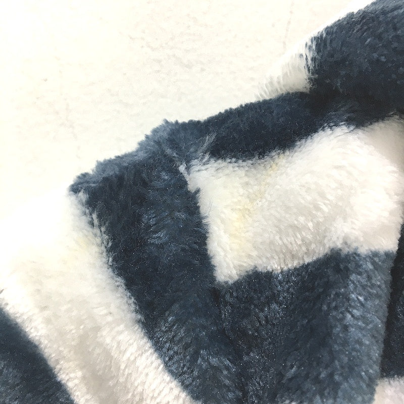Target Disney Mickey Mouse Navy Stripe Dressing Gown Kids Size 6-12 Months NEW - Image 4