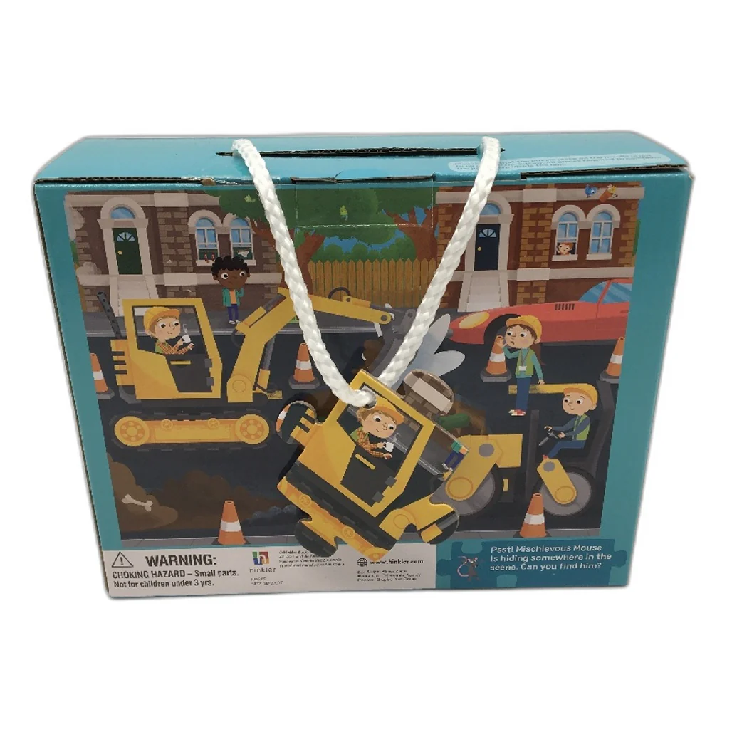 Hinkler Childrens Earthmoving Fixing The Road 45 Piece Jigsaw Puzzle Ages 3+ NEW - Image 2