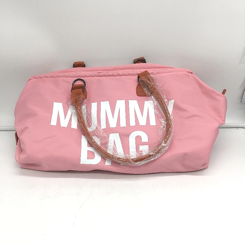 Mummy Treasures Diaper Bag Set Pink 5 Pce Inc Mat, Purse & Pacifier Pouch NEW - Image 4