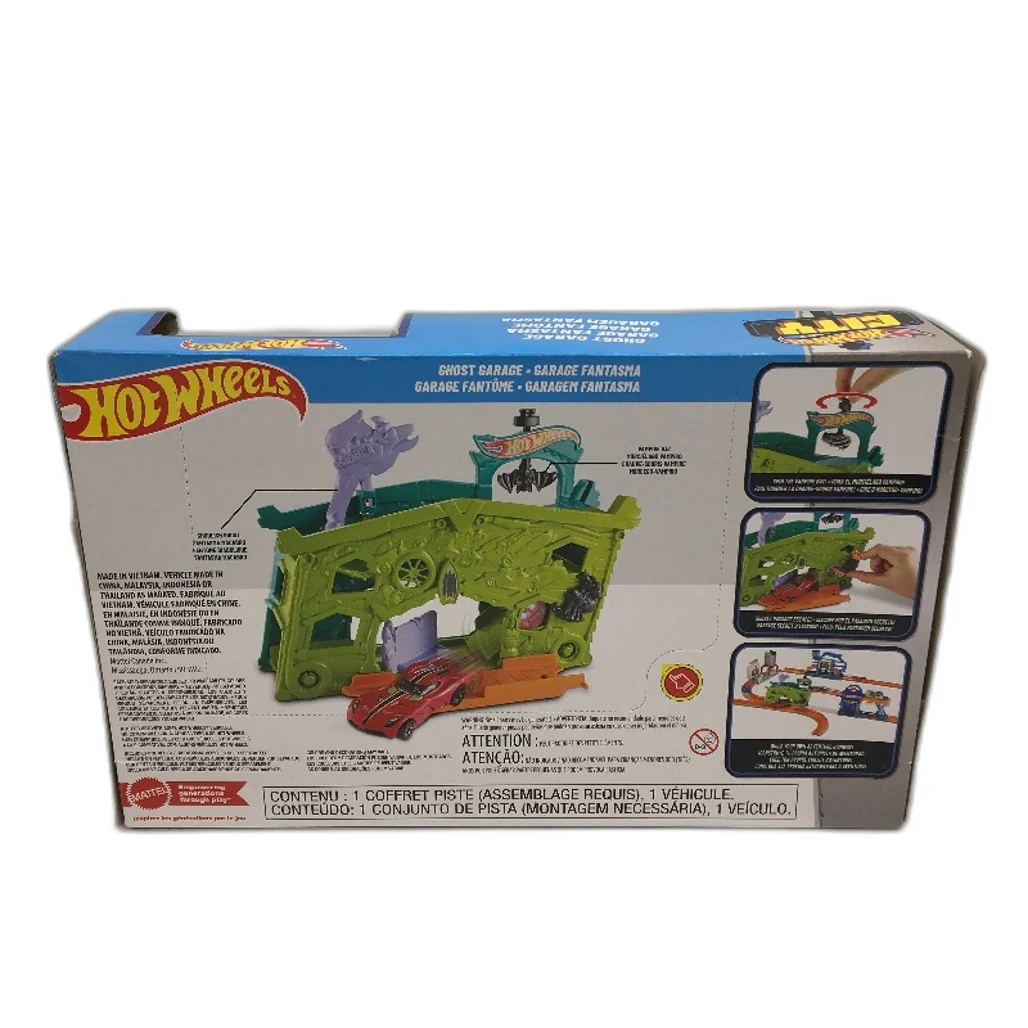 Hot Wheels City Ghost Garage Action Toy Car Fold Out Play Set Ages 4 Plus NEW - Image 6