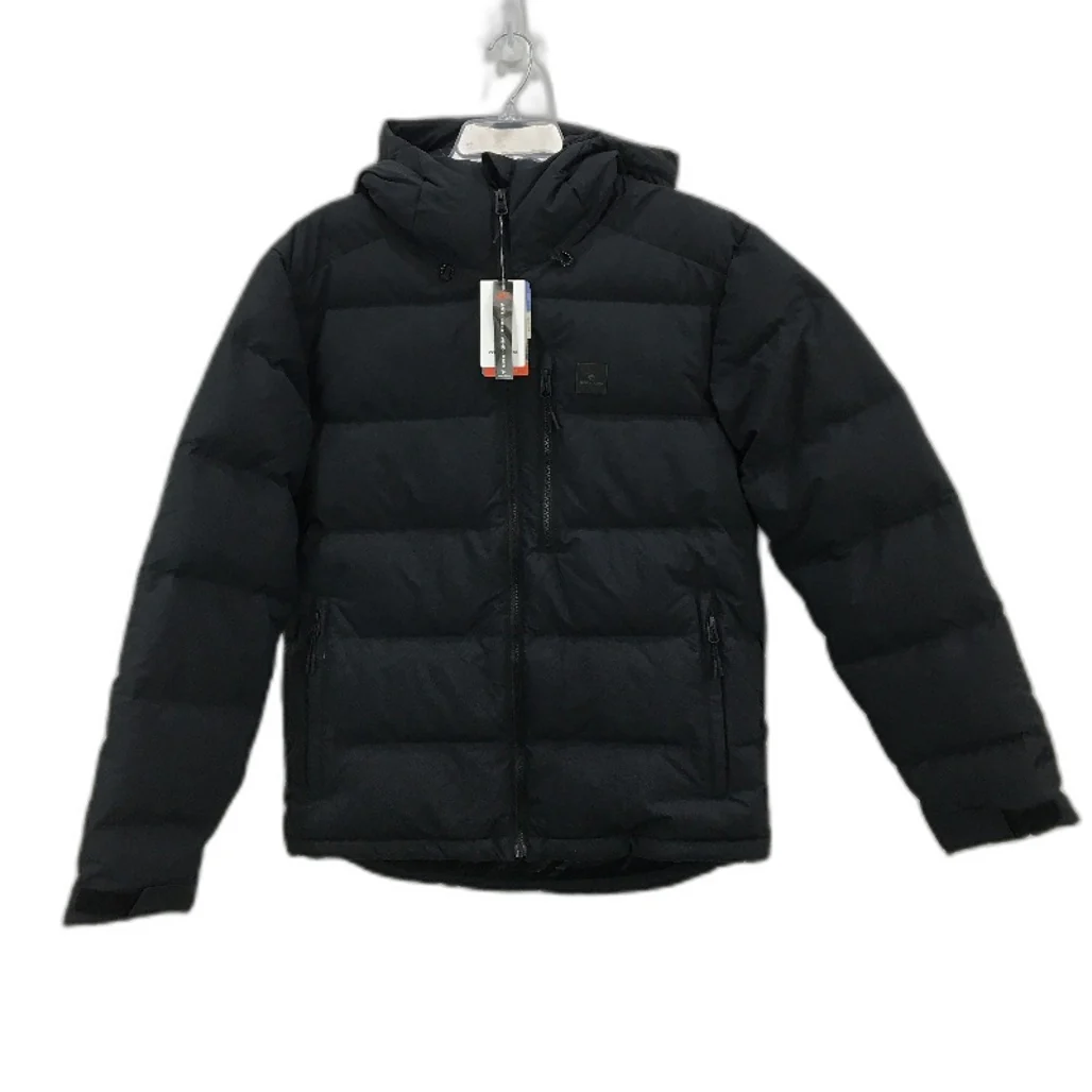 Rip Curl Black Anti Series Elite Hi Loft 600+ Down Hooded Puffer Coat Sz 3XL NEW
