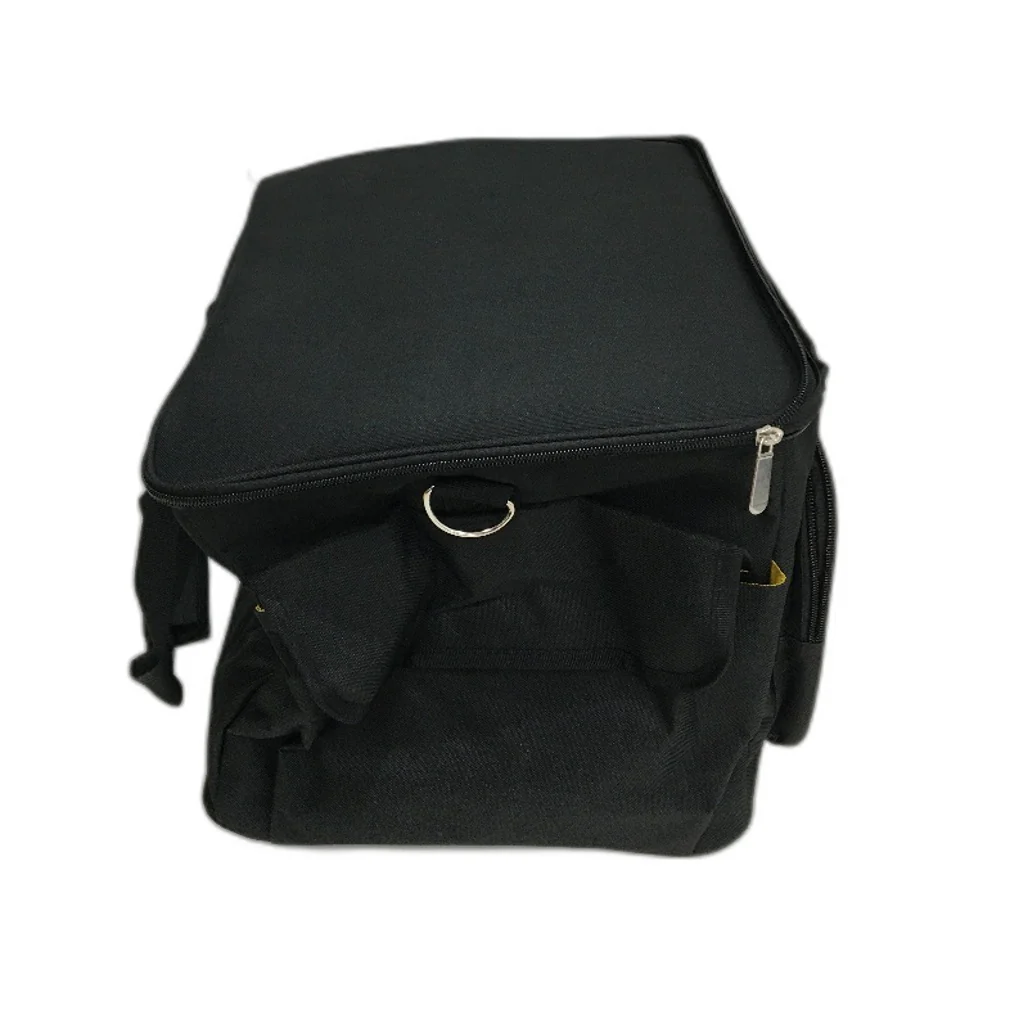 Black Large Electrical Cable File Bag With 6 Dividers, Labels & Cable Ties NEW - Image 3