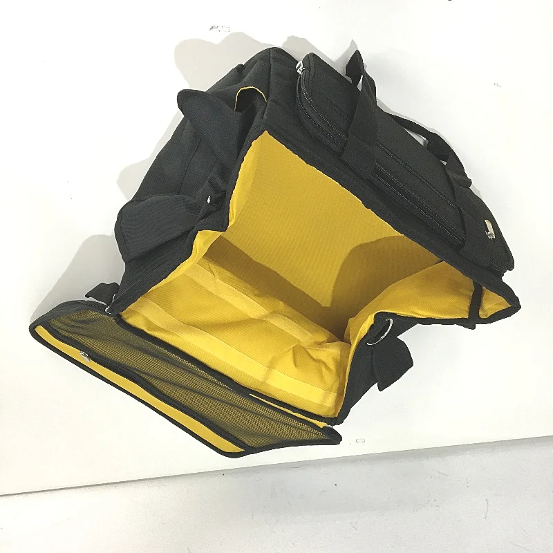 Black Large Electrical Cable File Bag With 6 Dividers, Labels & Cable Ties NEW - Image 4
