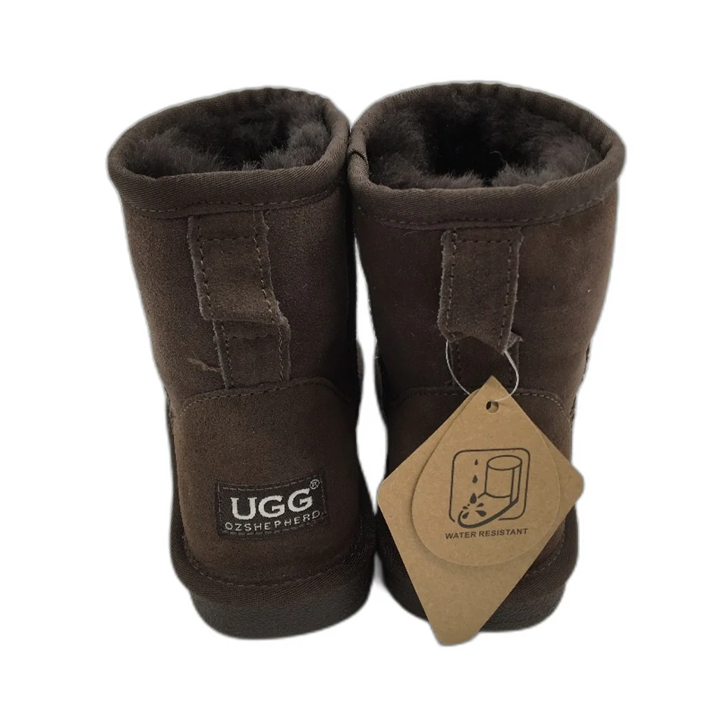 UGG Boots Australian Double Face Sheepskin Chocolate Unisex Size EU 37 M4 L6 NEW - Image 5