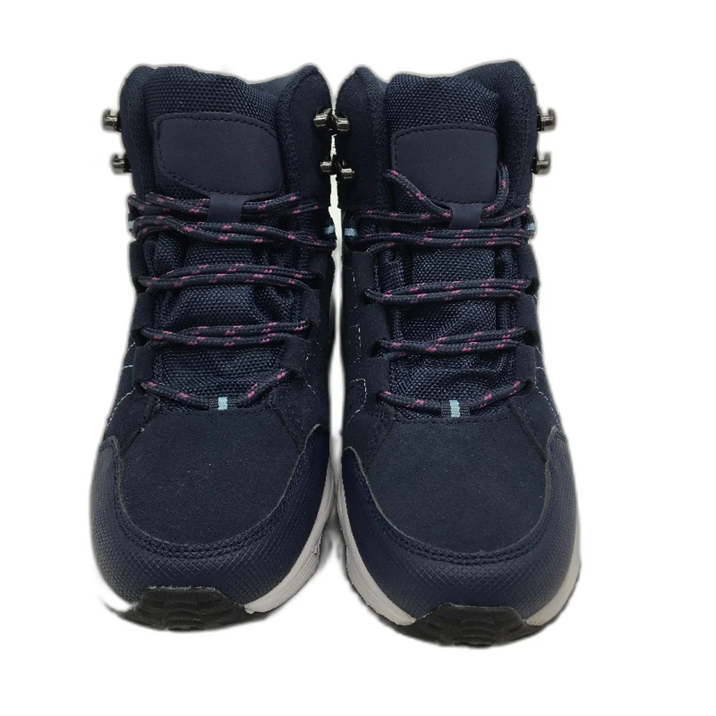 Crane Mid Cut Lace Up Navy Blue Hiking Sneaker Style Shoes Ladies Size 8 NEW - Image 3