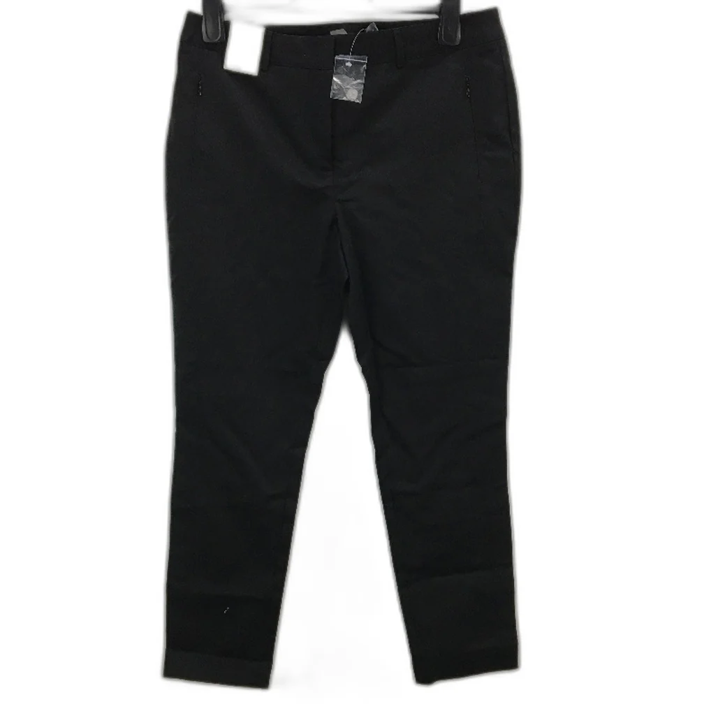 Jacqui E Yasmin Ankle 72cm InLeg Slim Fit Black Pants Ladies Size AU 12 NEW