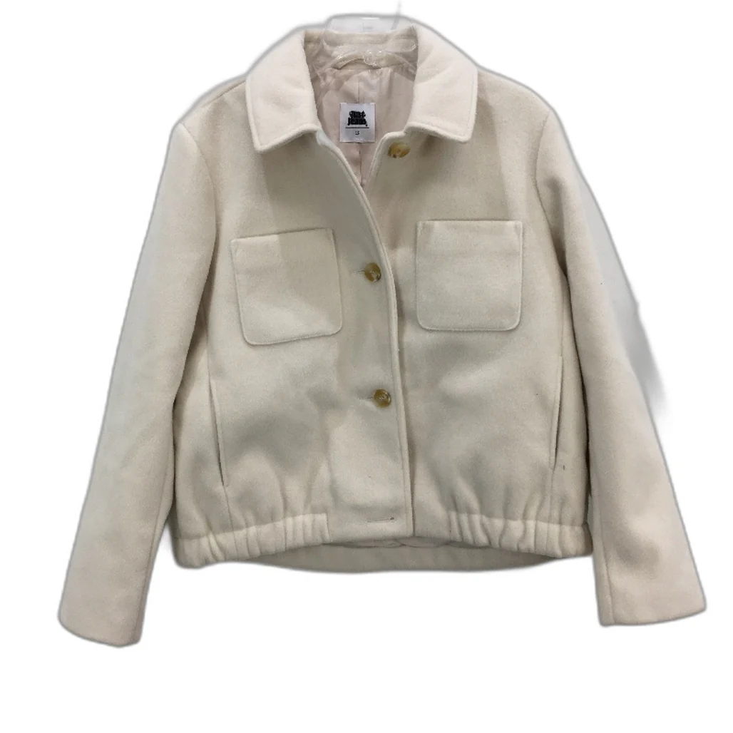 Just Jeans Regan Boxy Fit Cream White Jacket Ladies Size AU 12 NEW