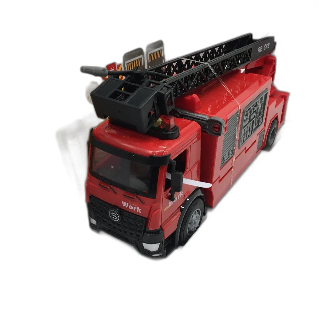 Skirtoy Fire Truck & Mini Toy Cars Set With Ladder Water Hose SJ737 NEW - Image 2