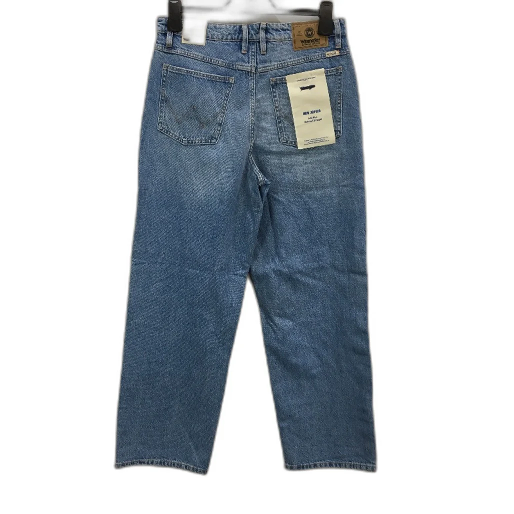 Wrangler Mid Joplin Gemstone Blue Relaxed Denim Jeans Ladies Size AU 10 NEW - Image 2
