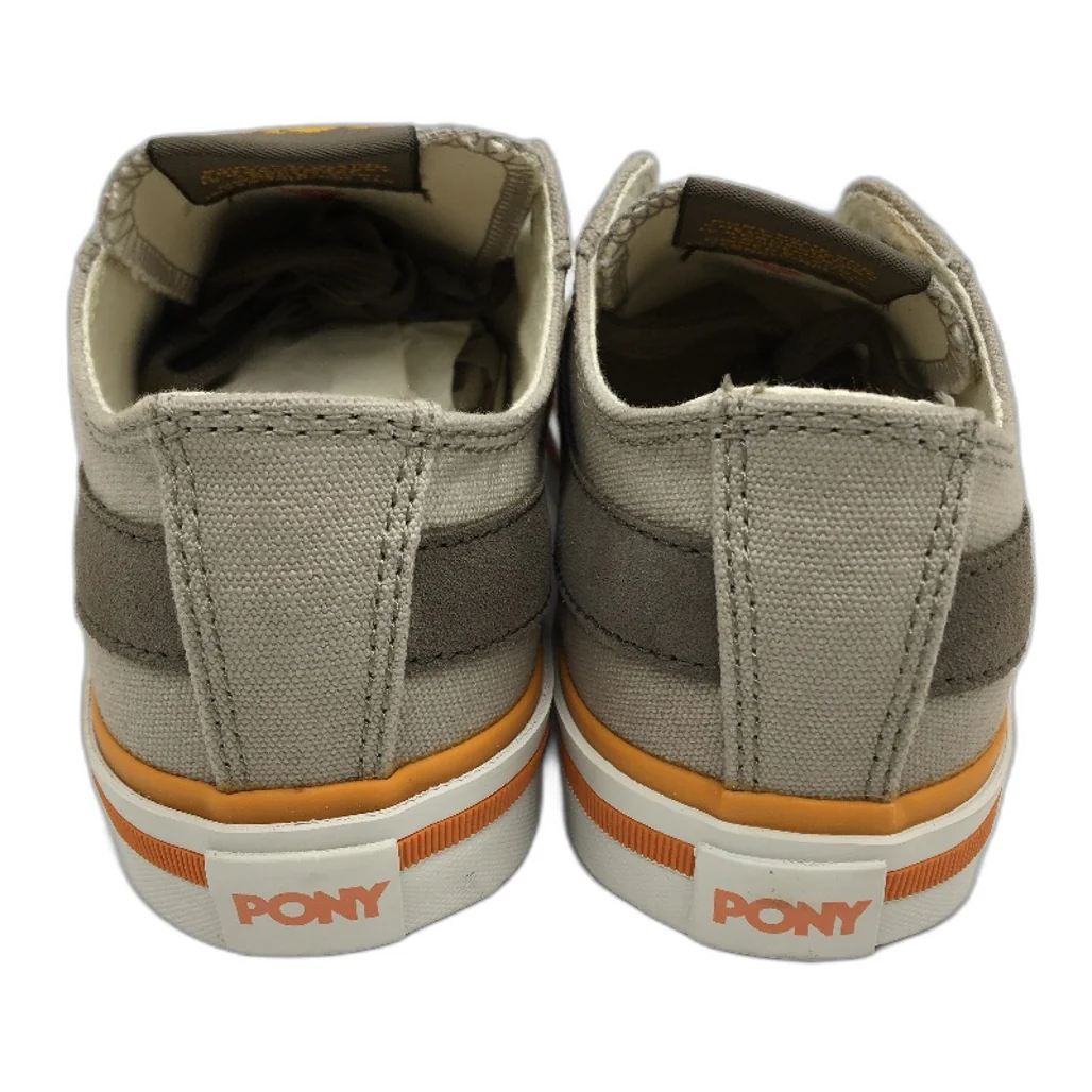 Pony Kids Grey Shooter 78 Low Cut Canvas Sneaker Youth Sze US 3 EUR 35 NEW - Image 4