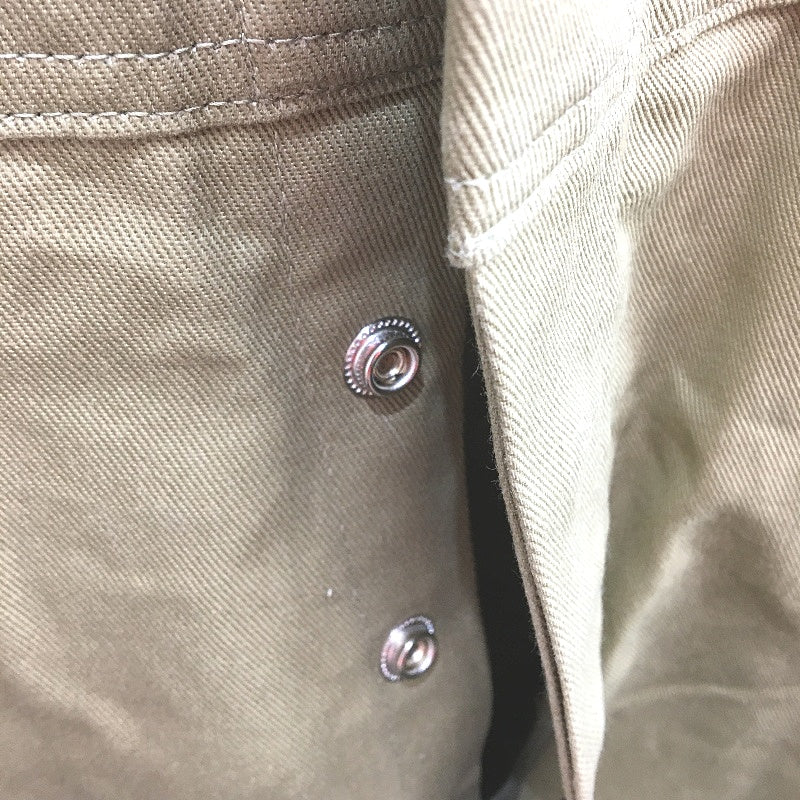 Hard Yakka Khaki Button Up Drill Work Coverall Mens Size 89L Waist - Image 4
