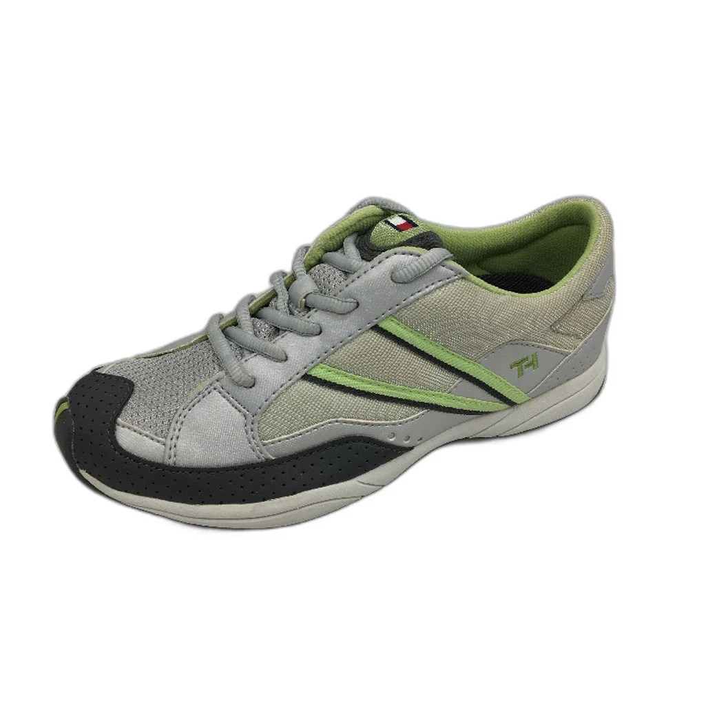 Tommy Hilfiger Caryn II Silver Grey Sneaker Shoe Youth Size US 3 EUR 35 NEW