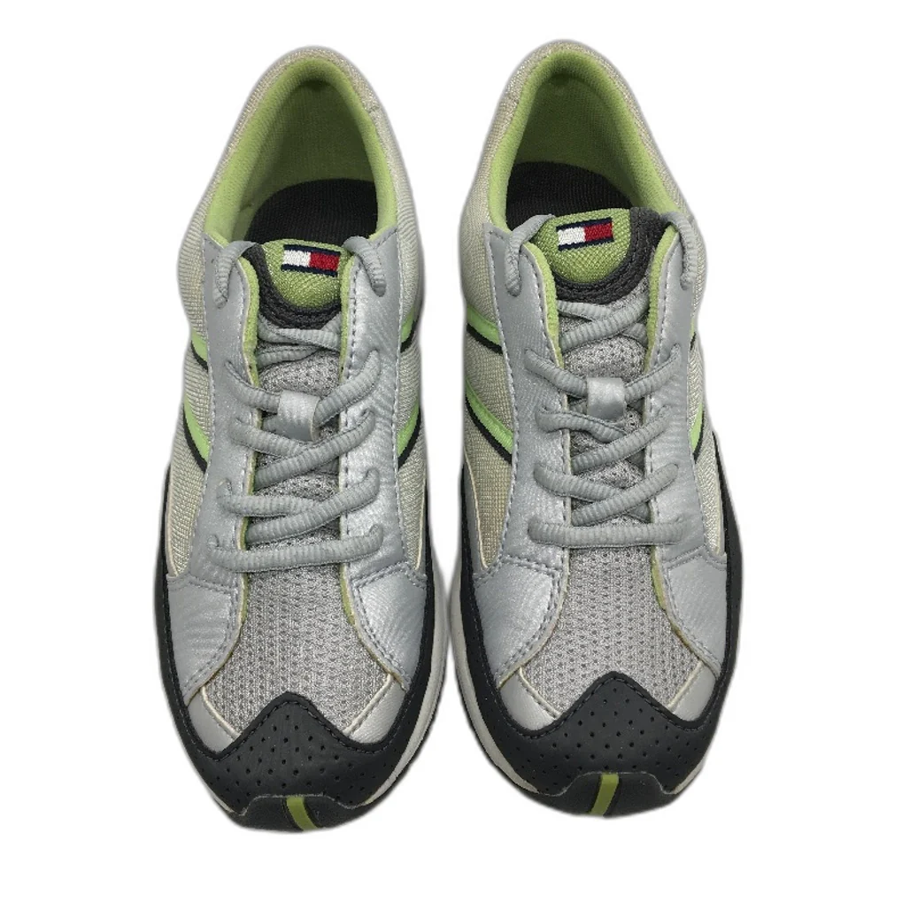 Tommy Hilfiger Caryn II Silver Grey Sneaker Shoe Youth Size US 4 EUR 36 NEW - Image 3