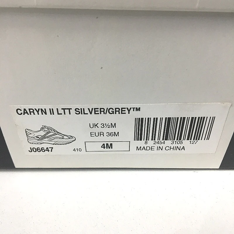 Tommy Hilfiger Caryn II Silver Grey Sneaker Shoe Youth Size US 4 EUR 36 NEW - Image 7