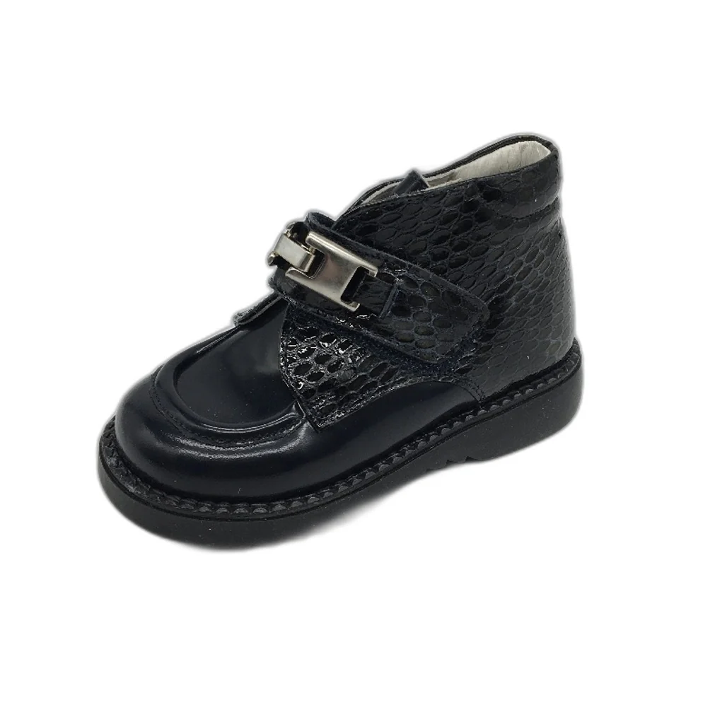 Miccio Navy Abrasiuvato Italian Made Leather Toddler Shoes EU 22-25 14cm NEW