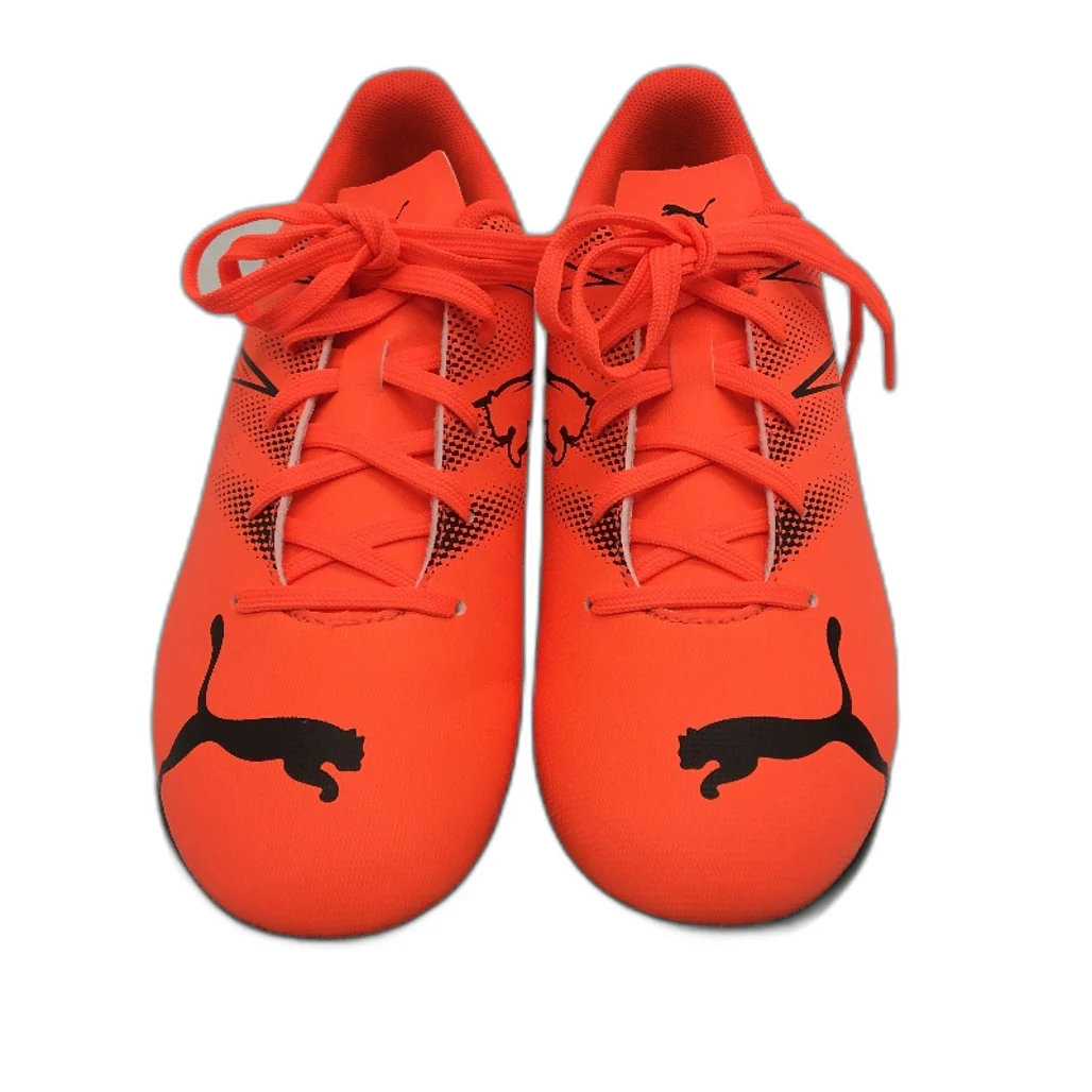 PUMA Junior Attacanto Neon Orange Sports Sneakers Youth Size US 6 UK 5 24cm NEW - Image 2