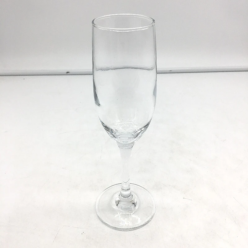 6 Pcs Stemmed Champagne Glasses Crystal Clear Sparkling Wine Glass Set - Image 2