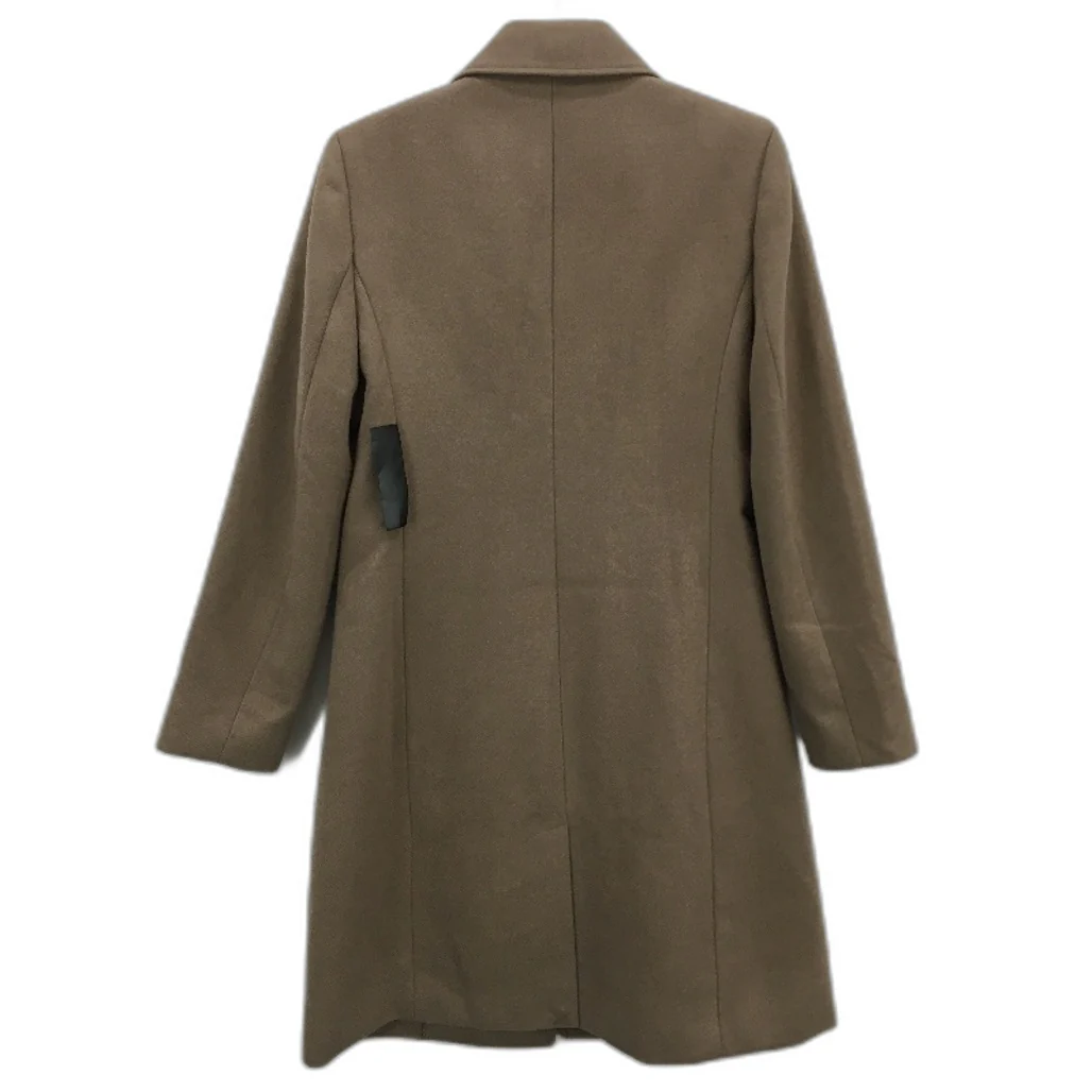 Jacqui E Taupe Soft Touch Longline Single Breasted Over Coat Ladies Size 10 NEW - Image 2