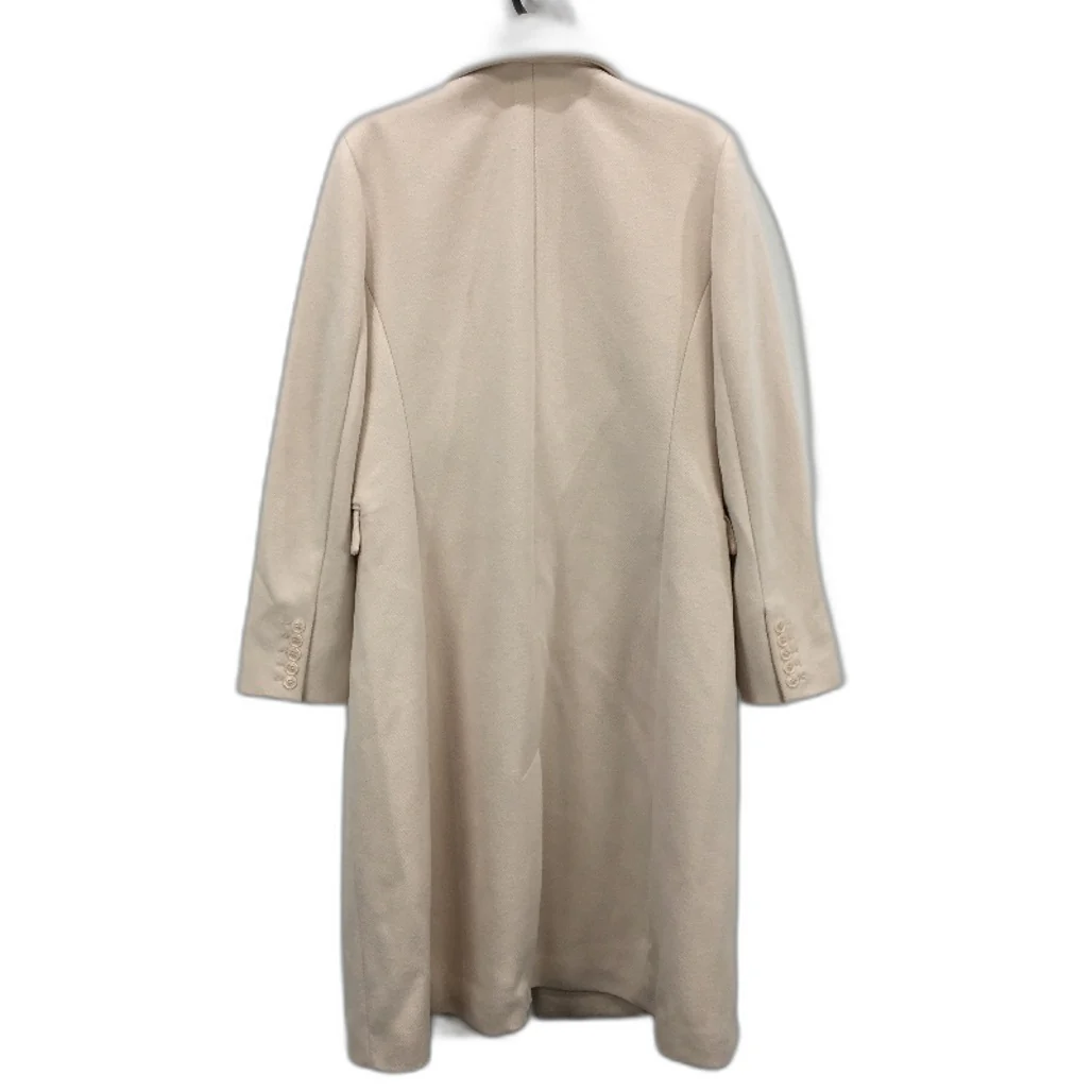 Jacqui E Cream Soft Touch Single Breasted Outerwear Coat Ladies Size 12 NEW - Image 2