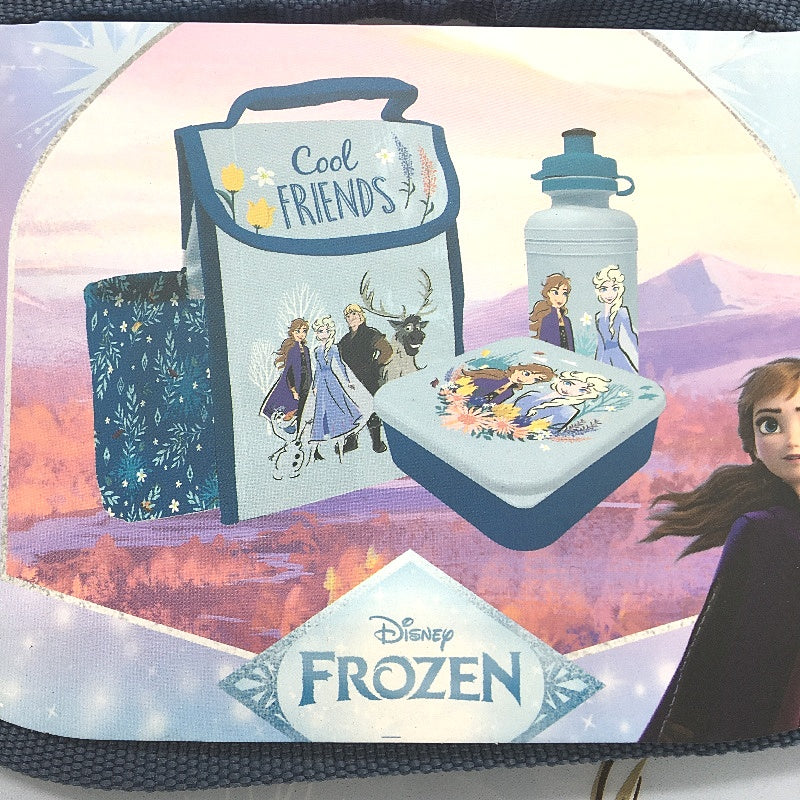Disney Frozen Kids Bundle 3Pcs Lunch Bag Set & Elsa Soft Fluffy Single Blanket - Image 3