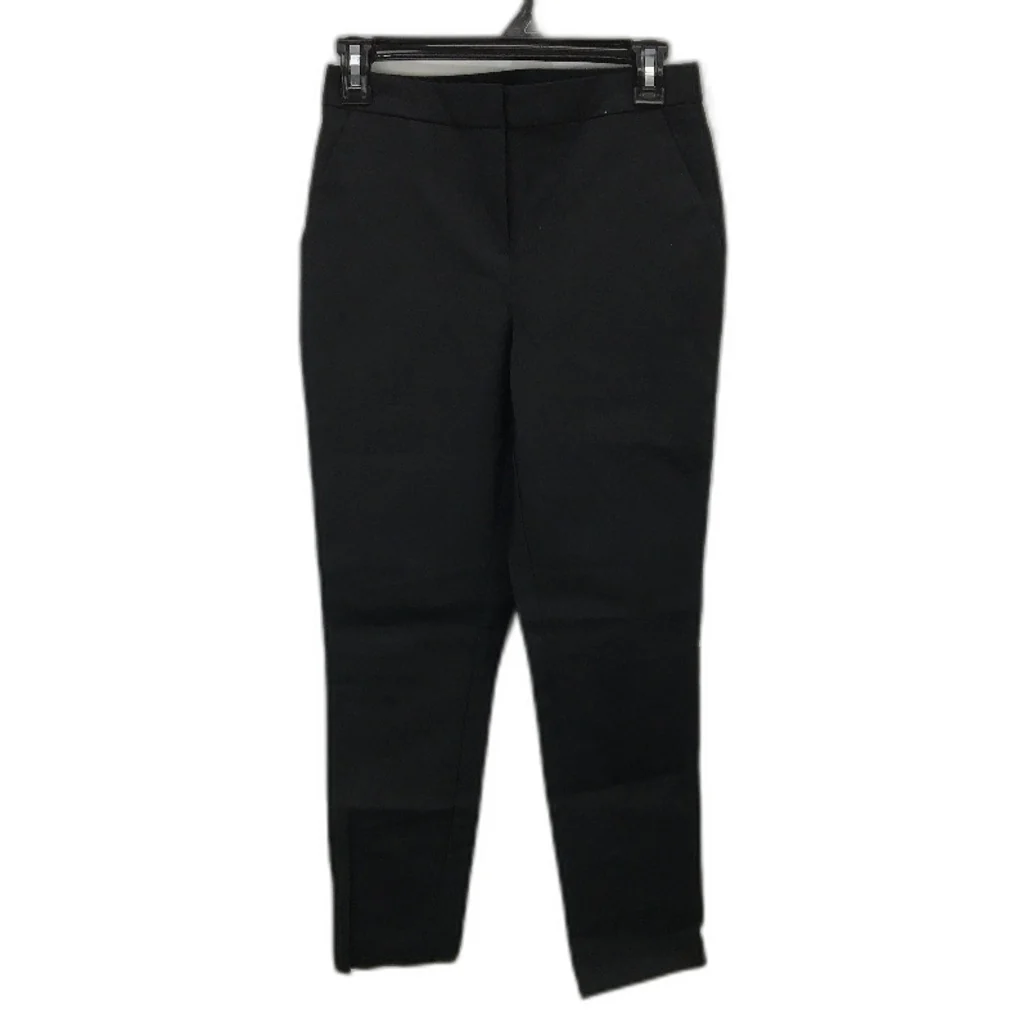 Portmans Easy Does It Tapered Elastic Black Work Pants Ladies Sz AU 6 Petite NEW