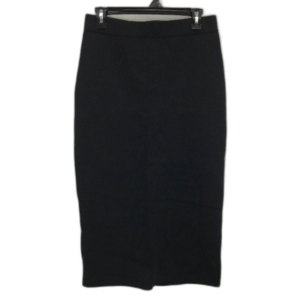 Portmans Rhiannon Knitted Milano Black Midi Skirt Ladies Size Medium NEW