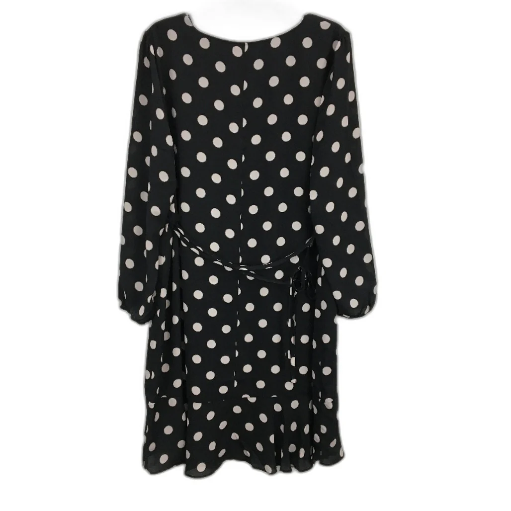 Jacqui.E Caroline V Neck Polka Dot Tunic Dress Ladies Size AU 16 NEW - Image 2