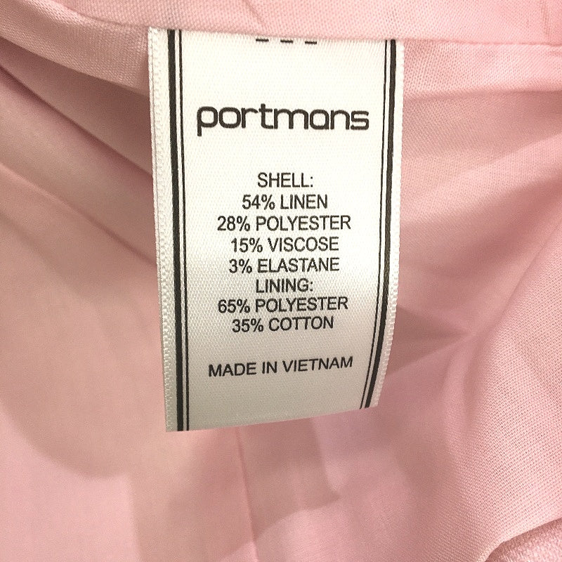 Portmans Blue Moon Linen Blend Carnation Pink Vest Ladies Size AU 8 NEW - Image 5
