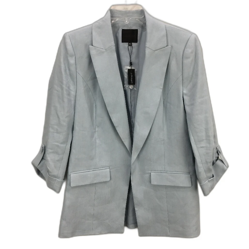 Portmans Blue Moon Linen Blend Skyway Blue Jacket Ladies Size AU 10 NEW