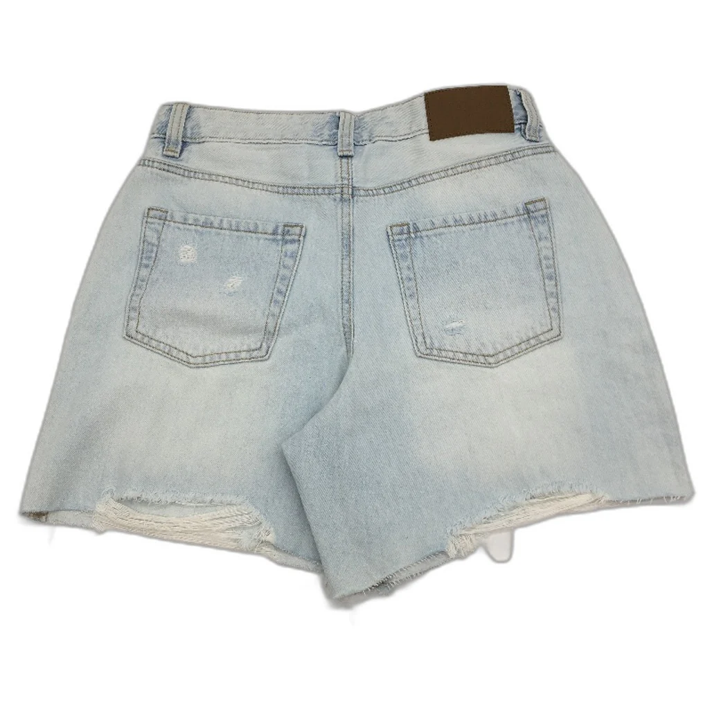 Jay Jays Casey Bermuda Bleached Blue Ripped Denim Shorts Ladies Size AU 14 NEW - Image 2