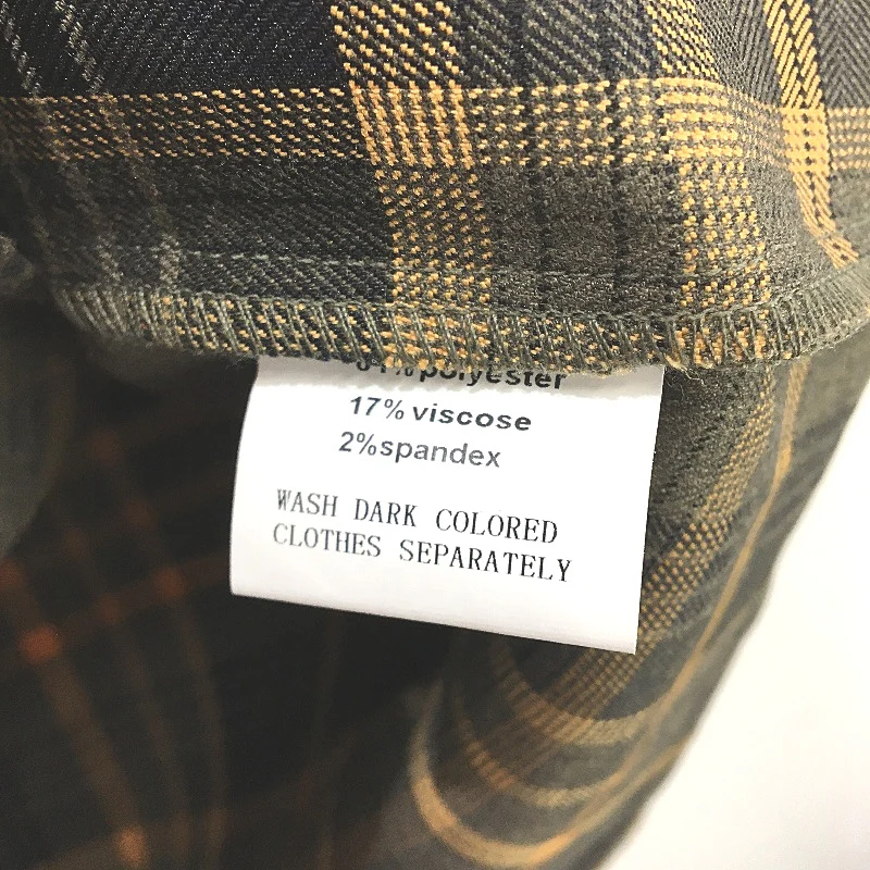 Snake Hole Plaid Runner Orange Black Boxy Zip-Thru Shirt Mens Size XL NEW - Image 6