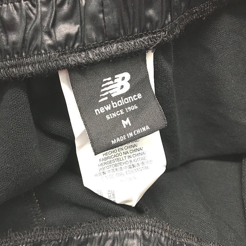New Balance Black, Gold & White Parachute Trim Casual Track Pants Ladies Size M - Image 3