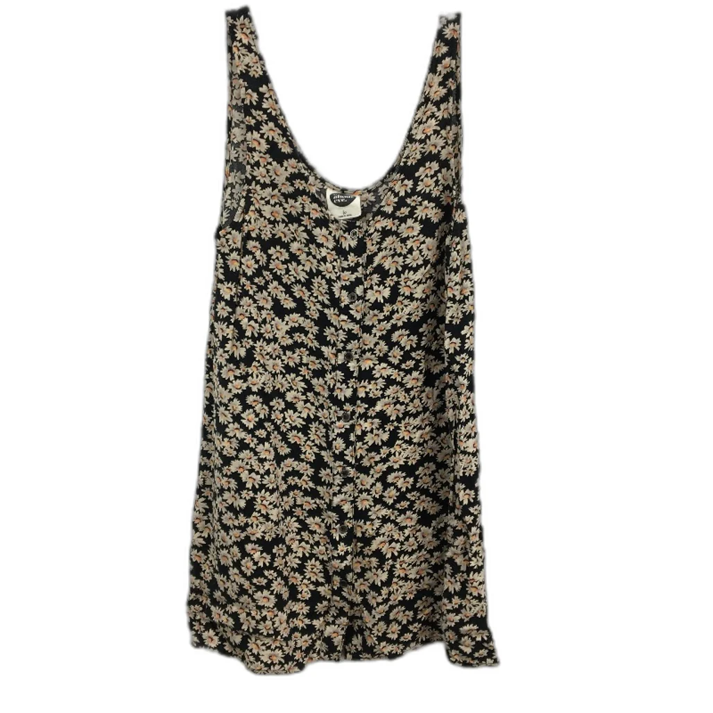 All About Eve Posie Black Floral Sleeveless Mini Dress Ladies Size AU 10