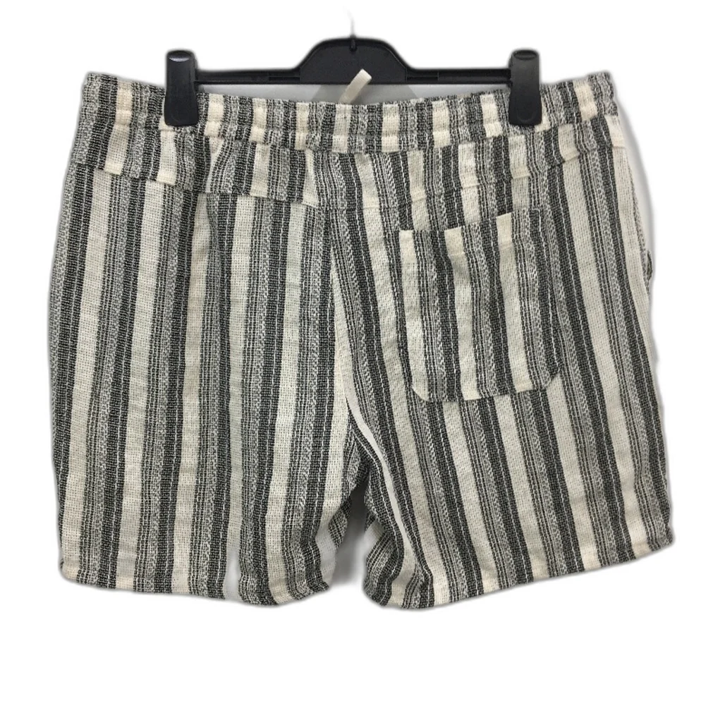 Jay Jays Black & Cream Cottom Blend Knit Weave Resort Shorts Mens Size 40 NEW - Image 2