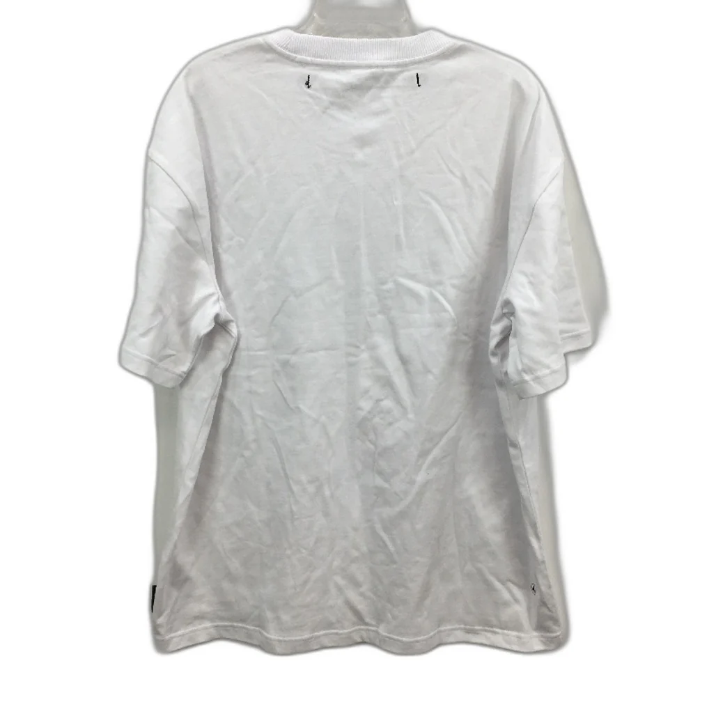 Black Noise White Rain Logo Future Peace Cotton T-Shirt Mens Size XL NEW - Image 2