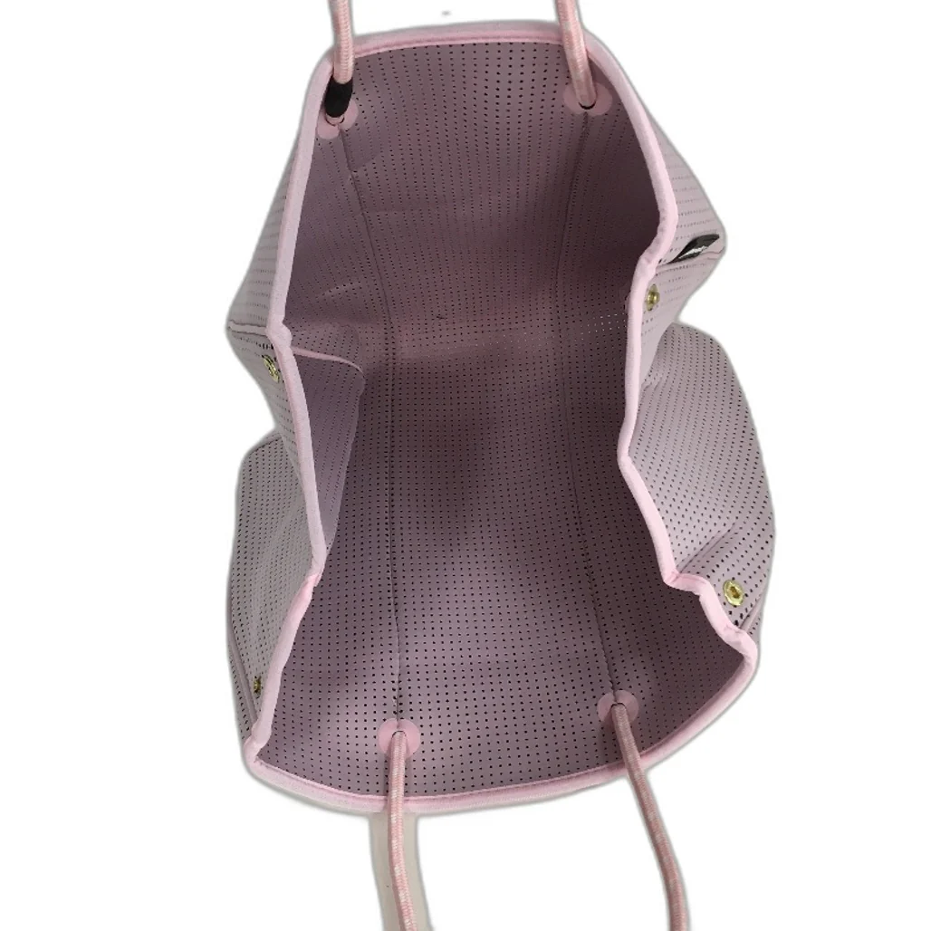 Parfait Ce Cabas Neoprene Pink Beach Tote Bag & Matching Make Up Purse NEW - Image 7
